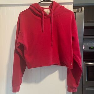 Red feee people hoodie